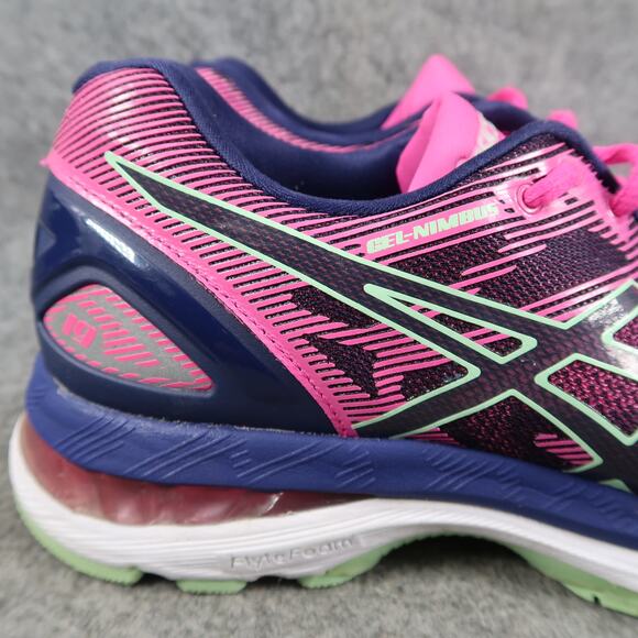 Asics Shoes Womens 8 Athletic Trainer Gel Nimbus Running Sneaker Active Sport - Picture 2 of 13